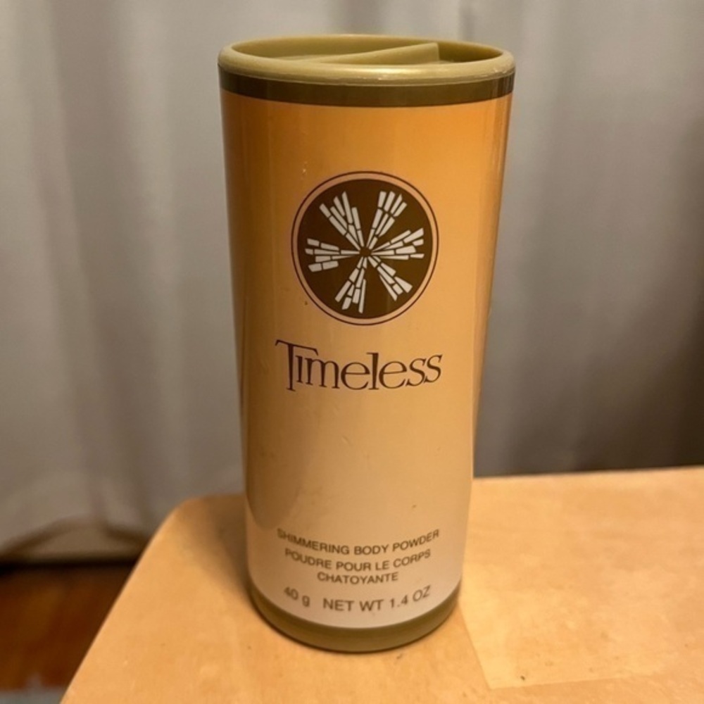 New Avon Timeless Talc Shimmering Body Powder